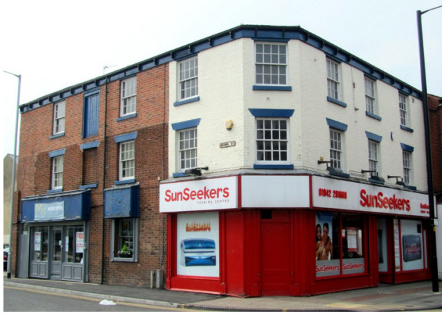 Old Derby Arms and former Silk Agent's warehouse